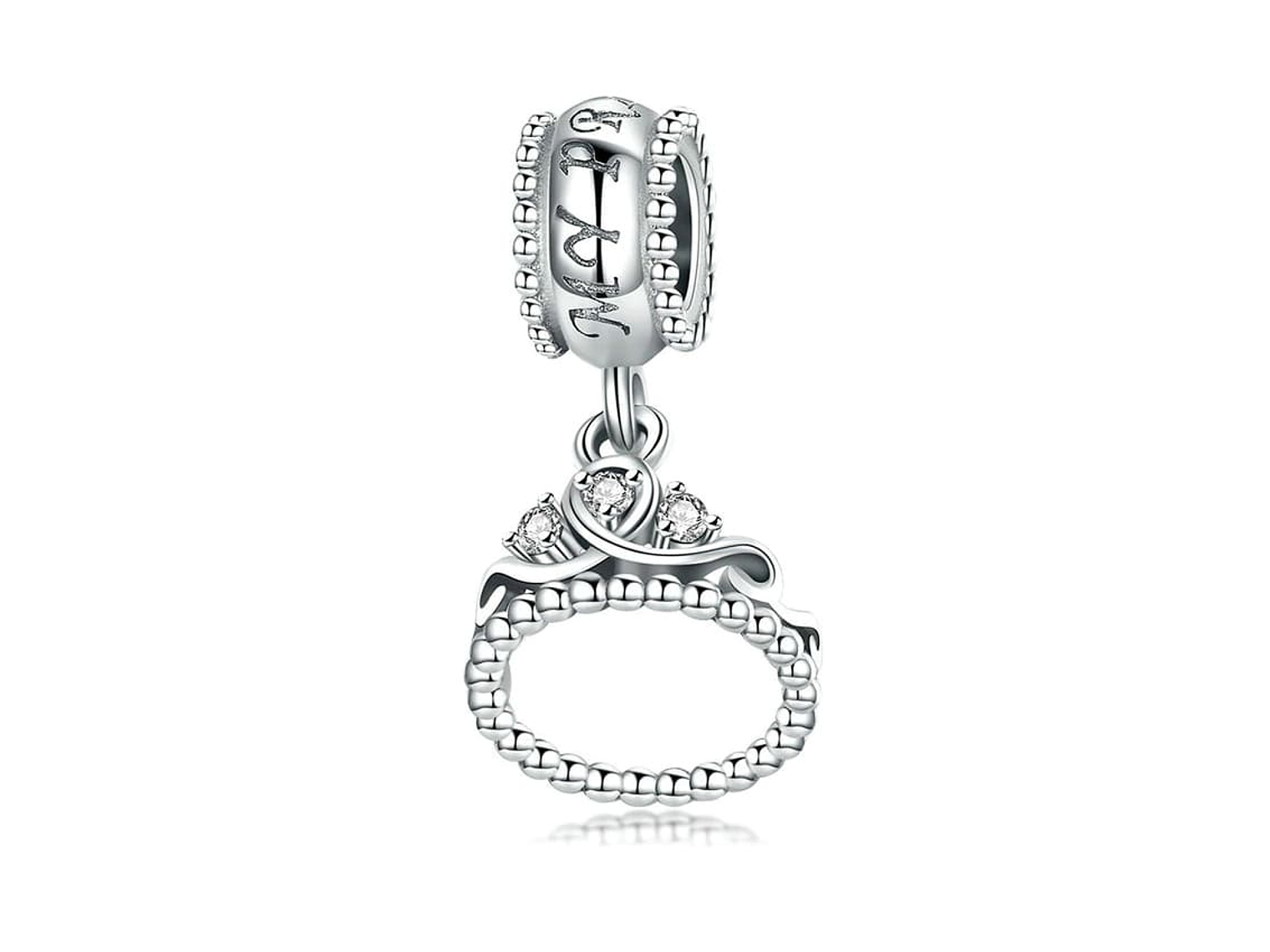 Charm Dije Plata 925 Corona Princesa 1