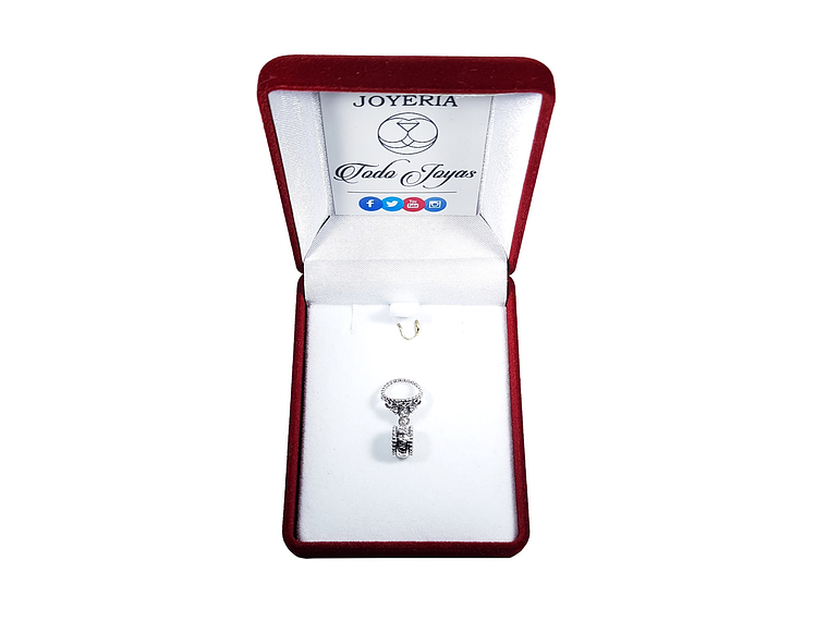 Charm Dije Plata 925 Corona Princesa 2