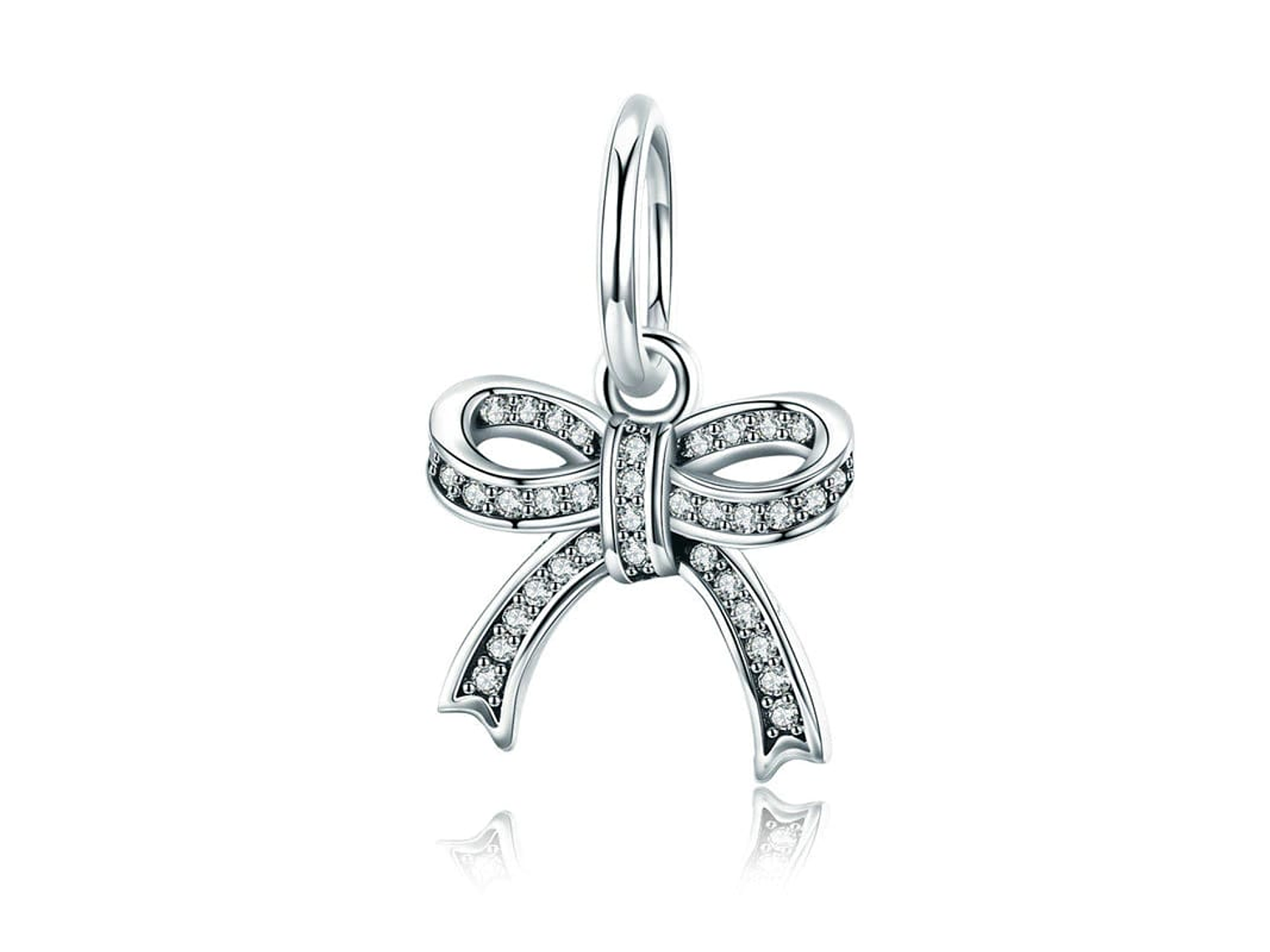 Charm Dije Plata 925 Cinta Regalo 1
