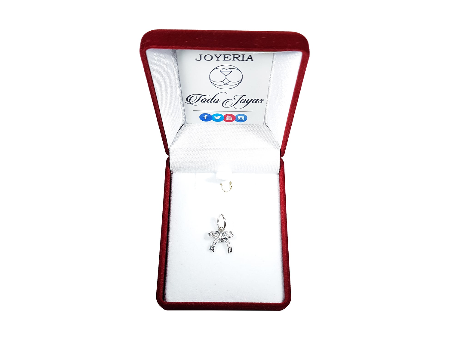 Charm Dije Plata 925 Cinta Regalo 2