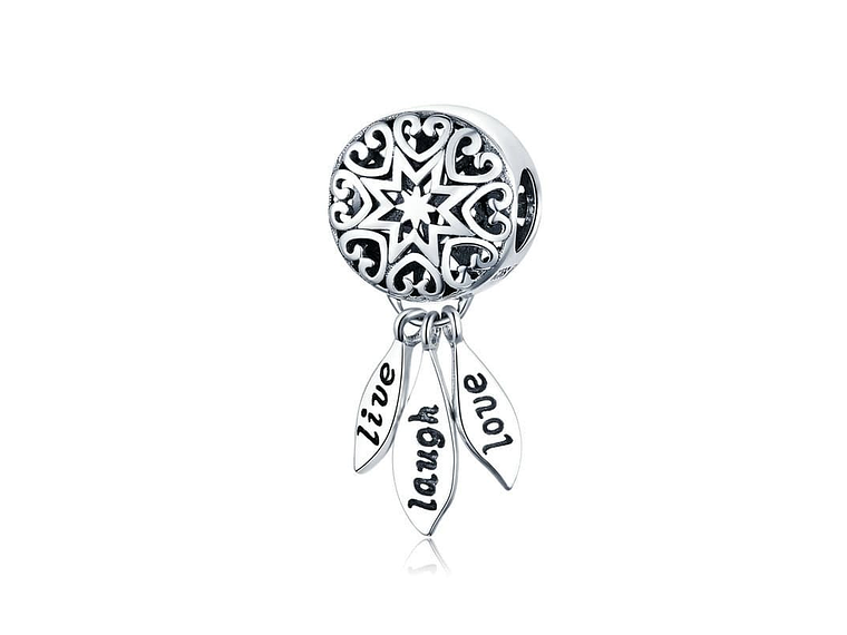 Charm Dije Plata 925 Atrapa Sueños Live 1