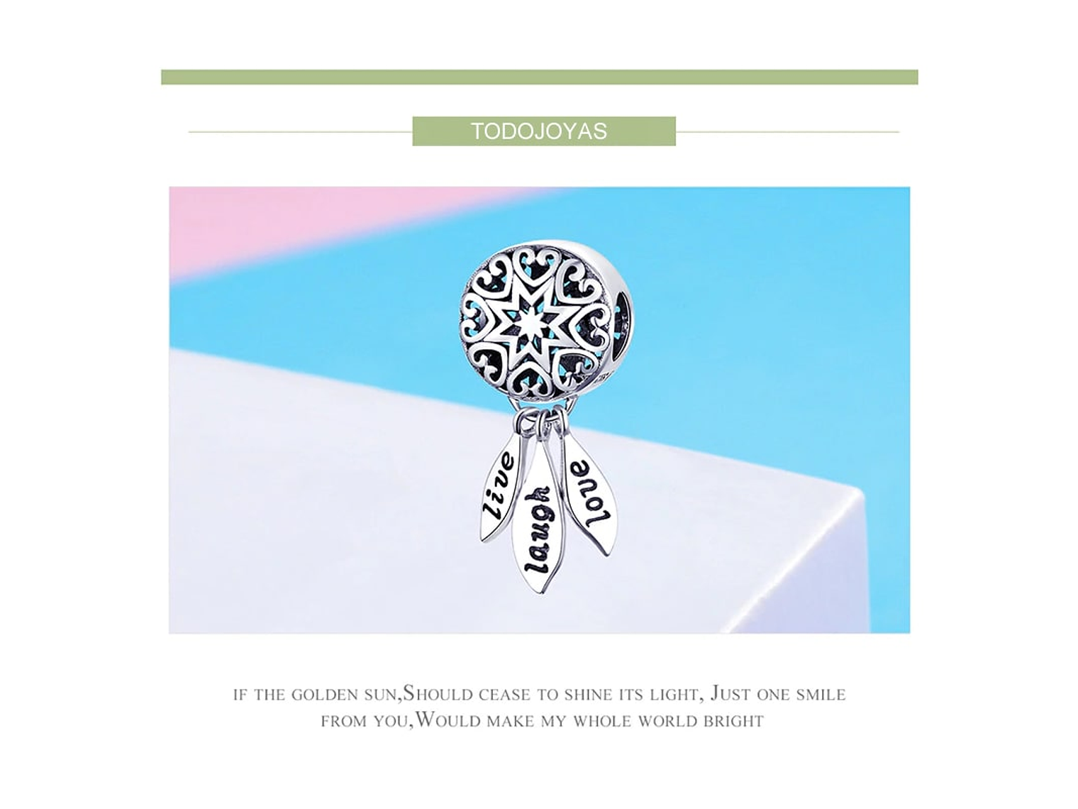 Charm Dije Plata 925 Atrapa Sueños Live 6