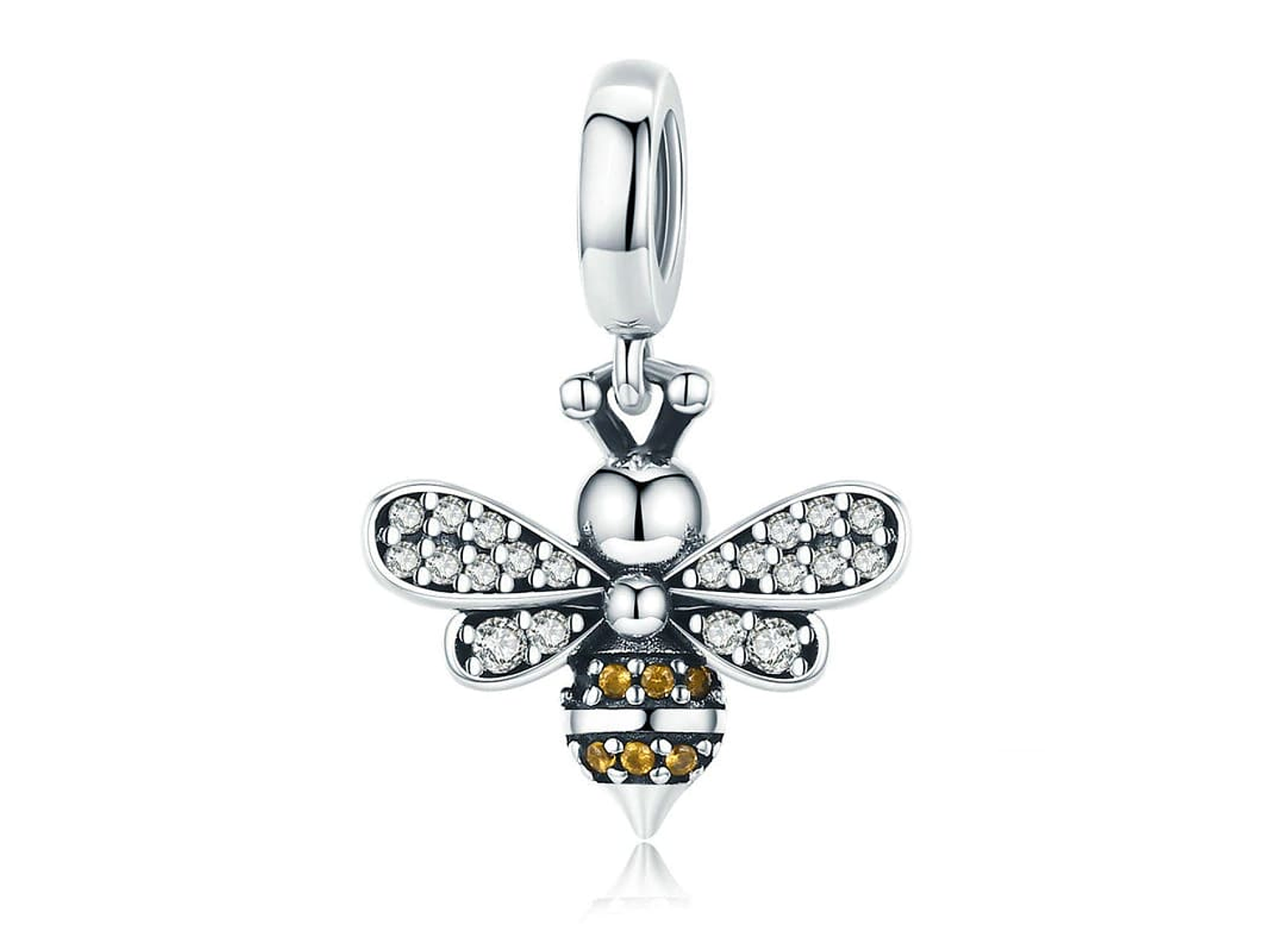 Charm Dije Plata 925 Abeja 1
