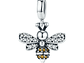 Charm Dije Plata 925 Abeja - Miniatura 1