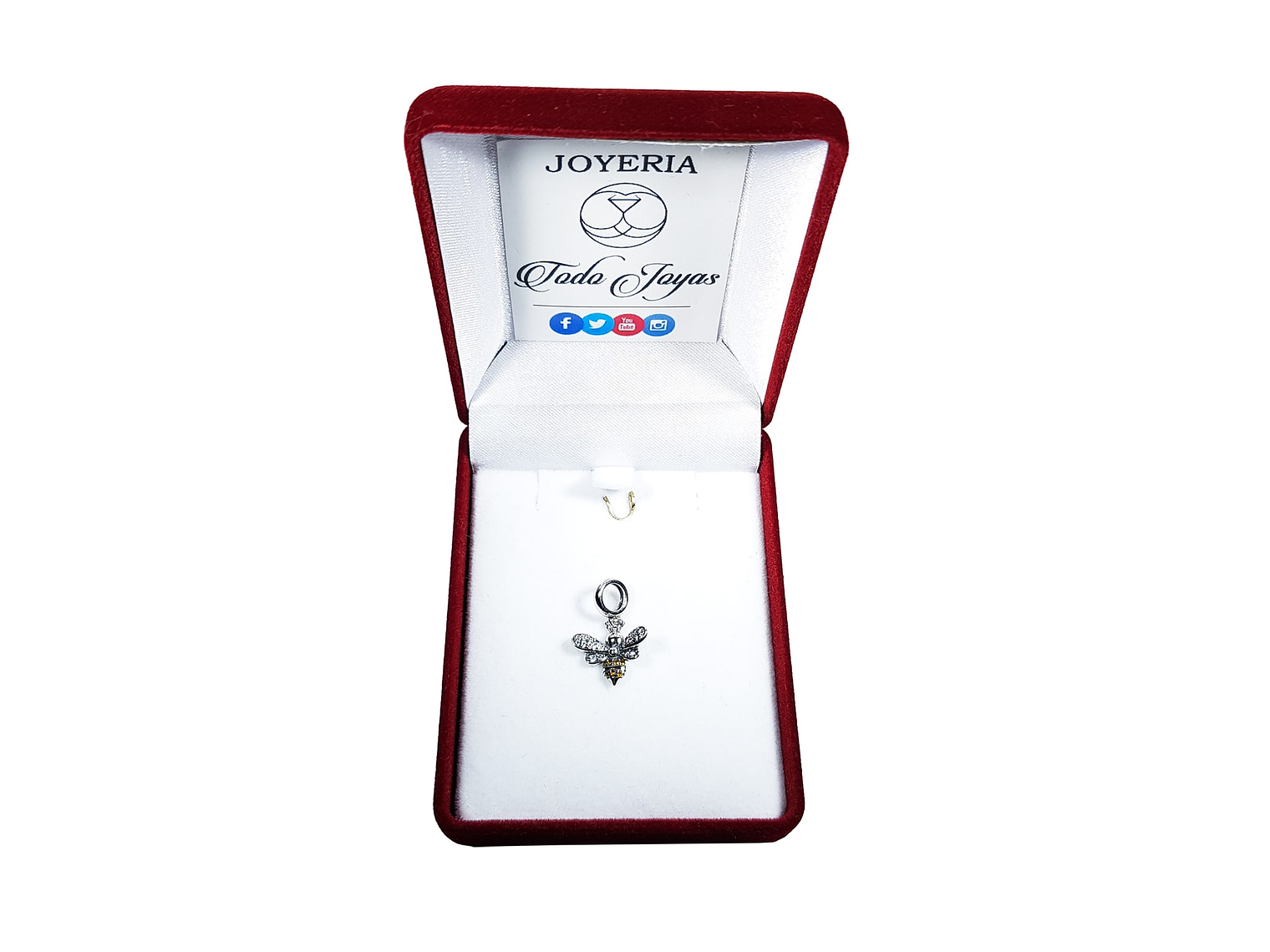 Charm Dije Plata 925 Abeja 2