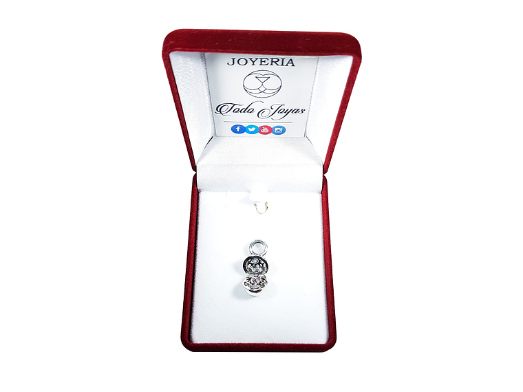 Charm Dije Plata 925 Caja Regalo 2