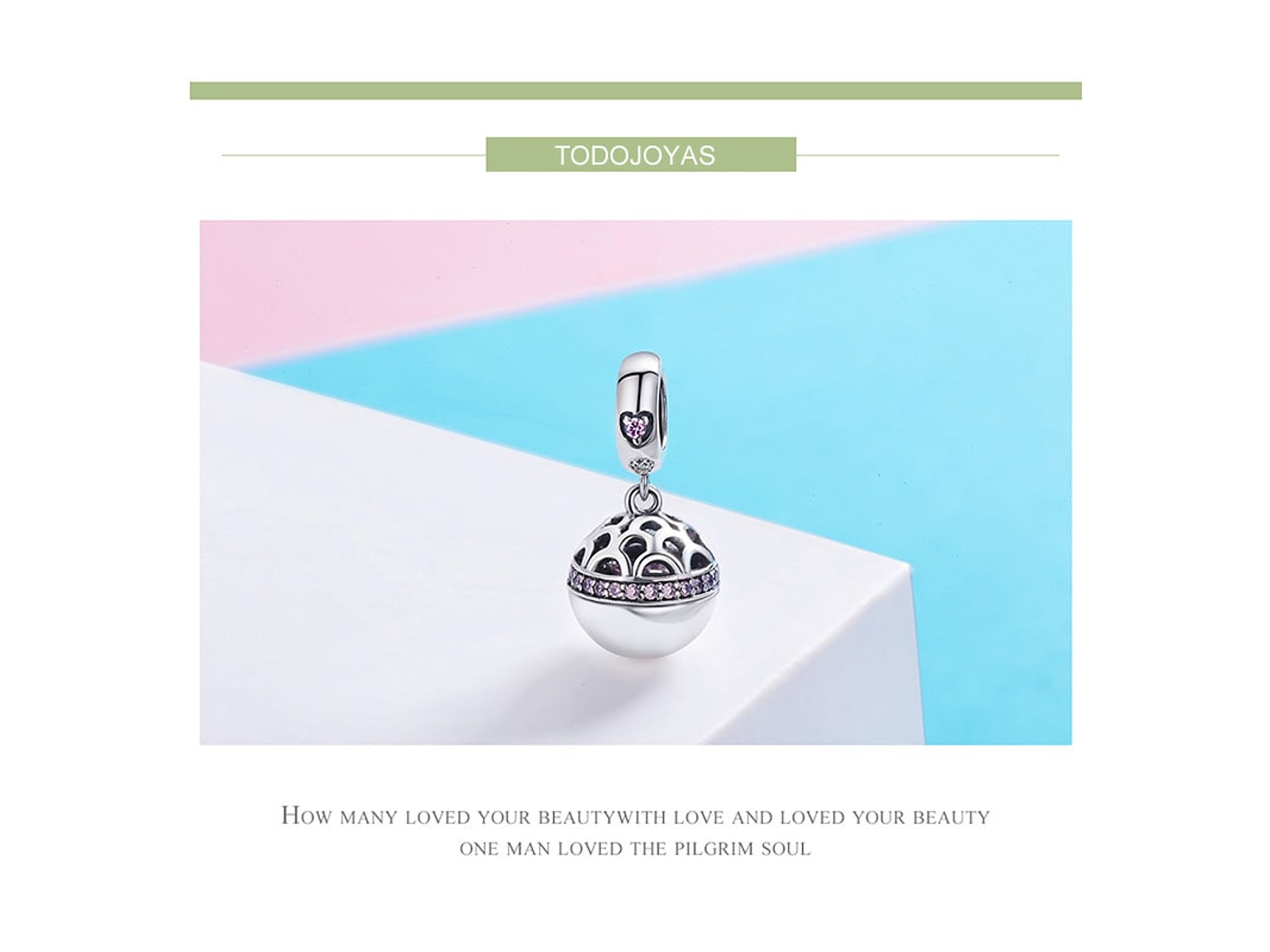 Charm Dije Plata 925 Caja Regalo 6