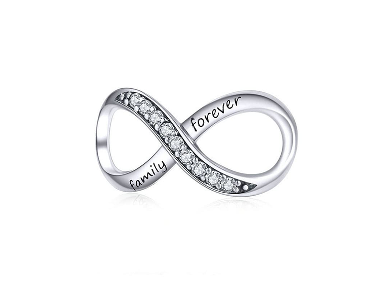 Charm Dije Plata 925 Infinito Forever 1