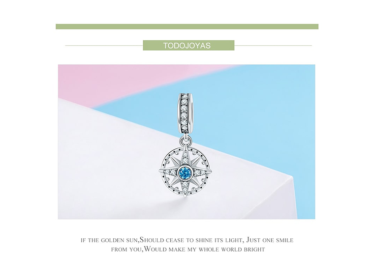 Charm Dije Plata 925 Estrella Nautica 6