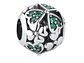 Charm Dije Plata 925 Separador Trebol Bolita - Miniatura 1
