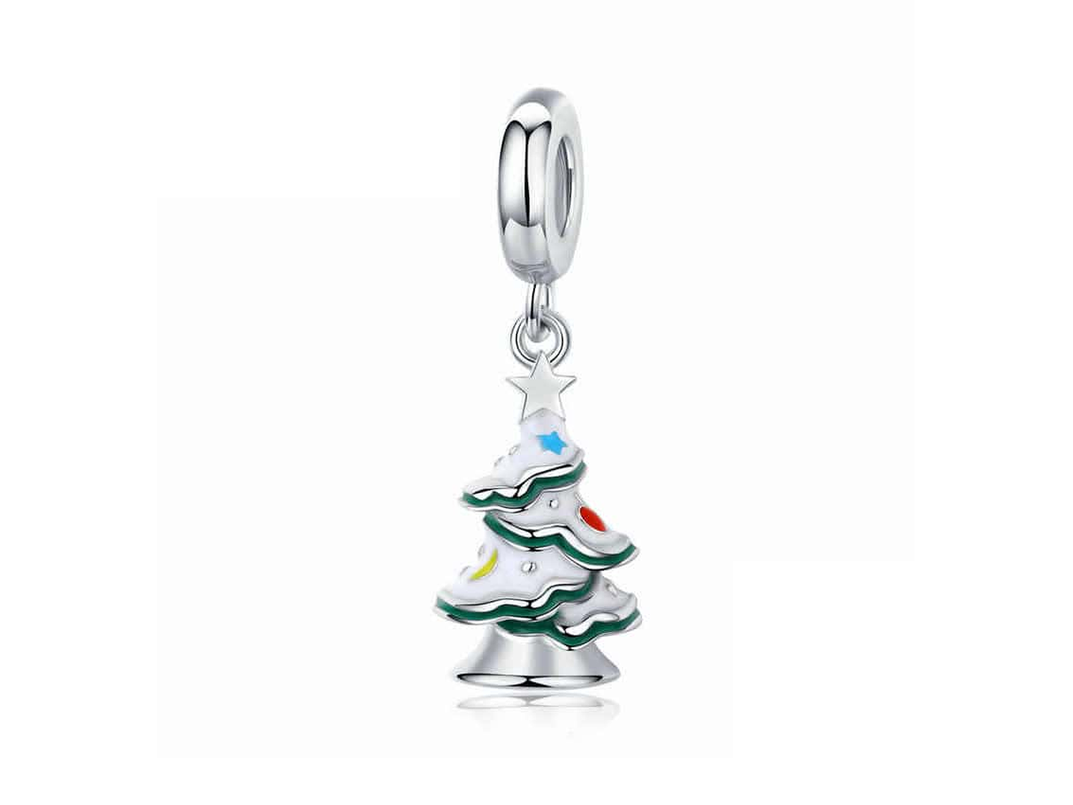 Charm Dije Plata 925 Arbol de Navidad 1