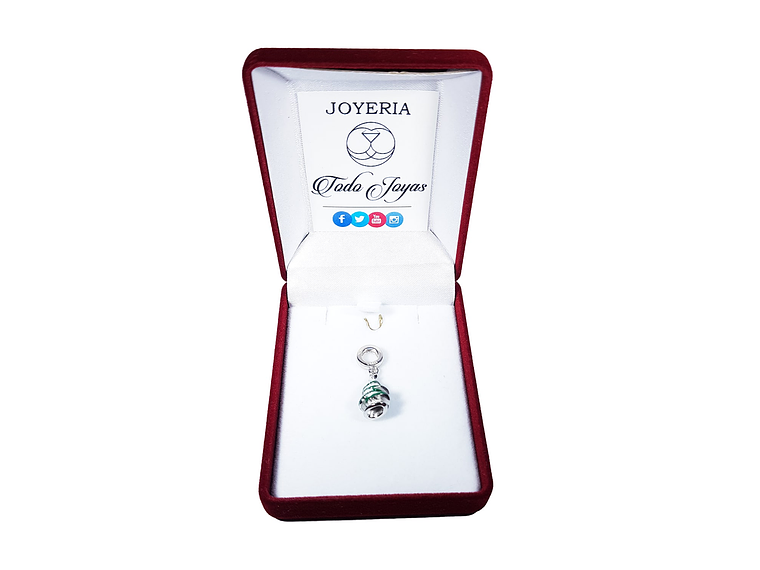 Charm Dije Plata 925 Arbol de Navidad 2
