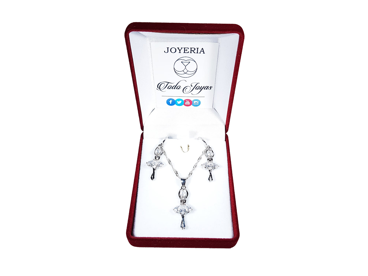 Conjunto Bailarina Plateada 2