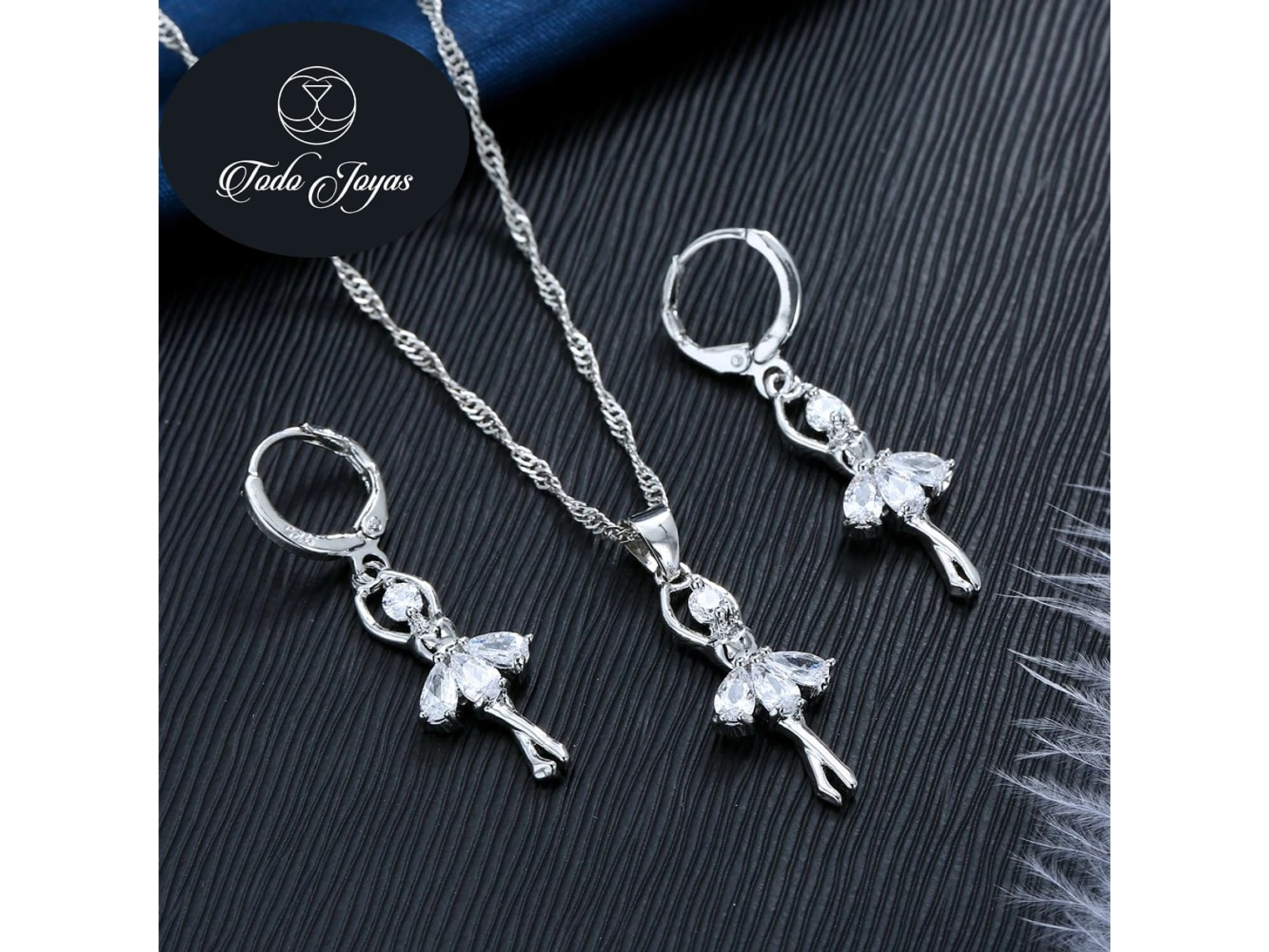 Conjunto Bailarina Plateada 6