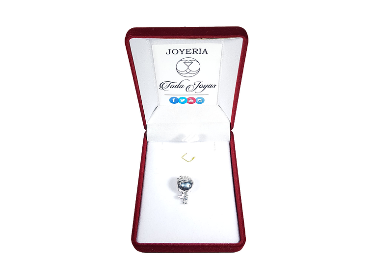 Charm Dije Plata 925 Niño con Corazon 2