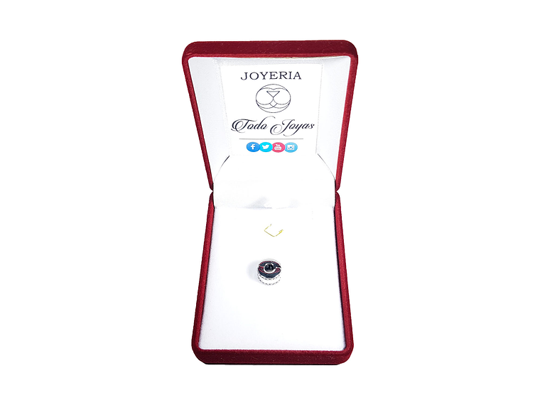 Charm Dije Plata 925 Clip Circones 2