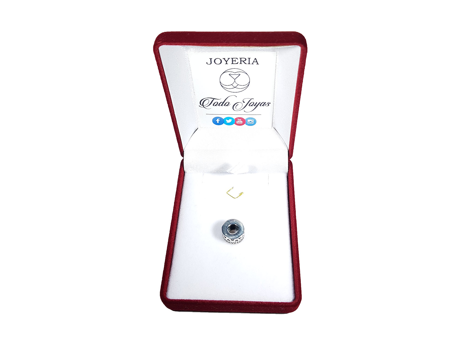 Charm Dije Plata 925 Separador Circular 2