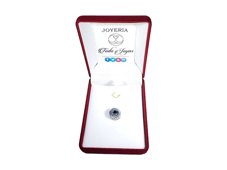 Charm Dije Plata 925 Separador Circular 2