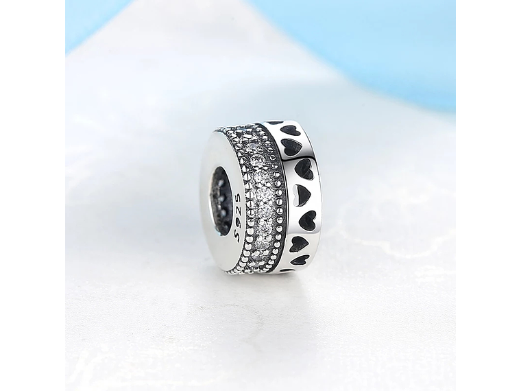 Charm Dije Plata 925 Separador Circular 3