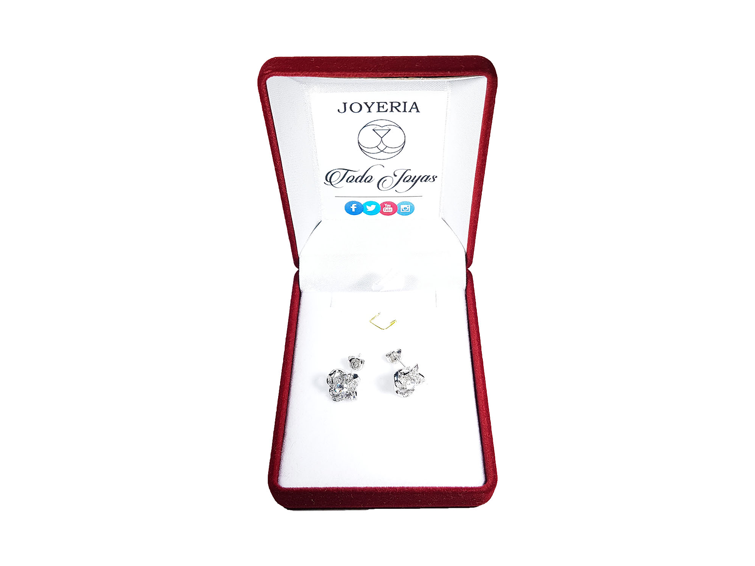 Aros Nudo Circones Plateado 2