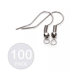 Pack 100 Ganchos Para Aros Metal