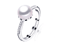 Anillo Plata 925 Perla Blanca - Miniatura 1