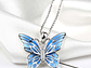 Collar Plata 925 Mariposa Azul - Miniatura 6