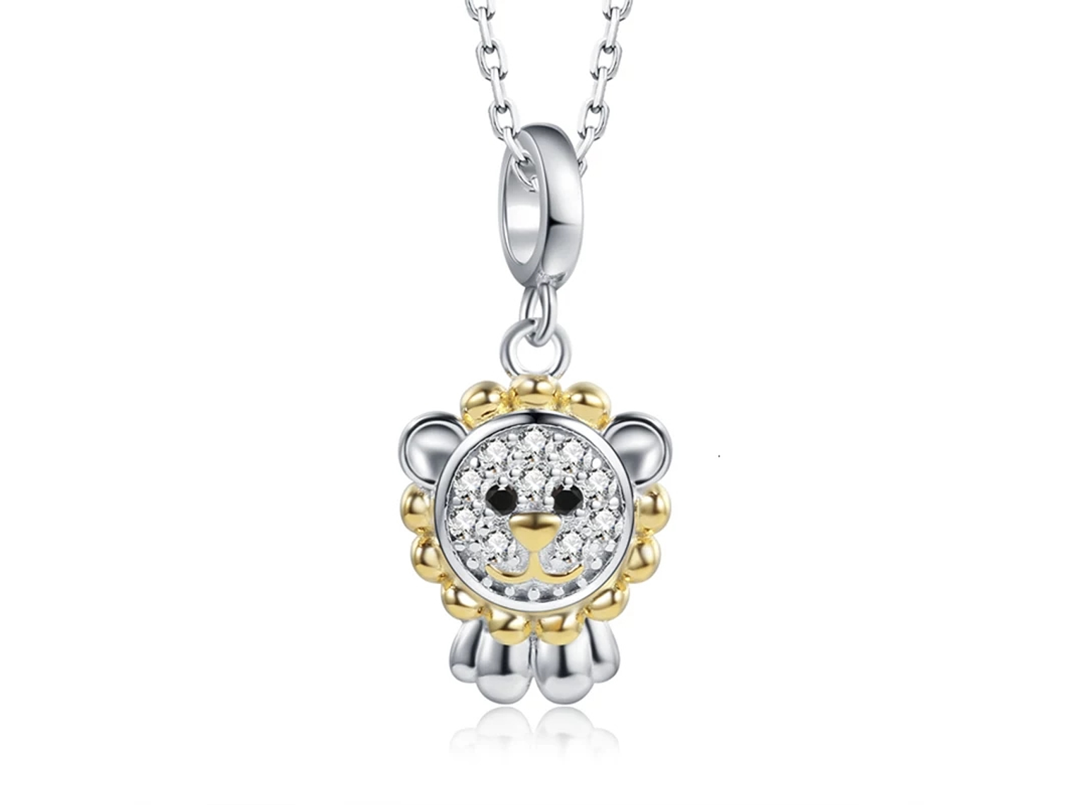 Collar Plata 925 Rey Leon 1