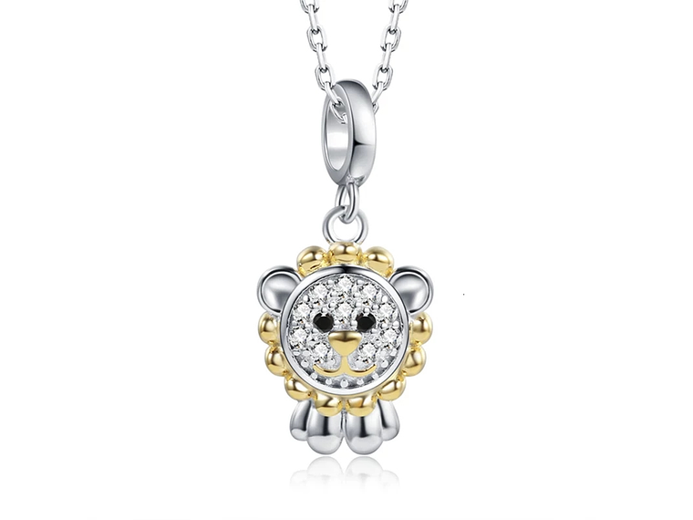 Collar Plata 925 Rey Leon 1