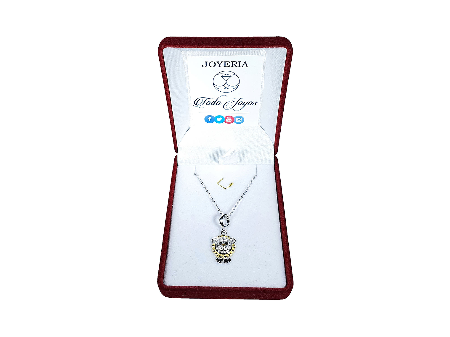 Collar Plata 925 Rey Leon 2