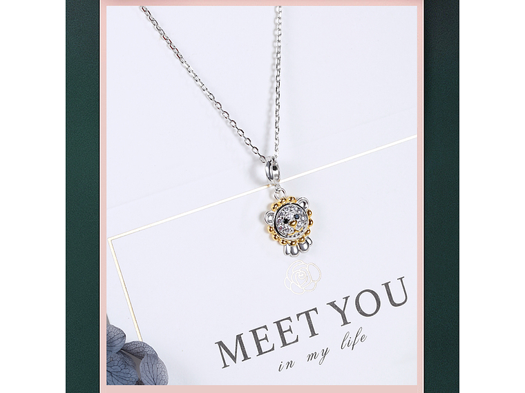 Collar Plata 925 Rey Leon 6