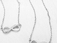 Collar Infinito con Circones Plateado - Miniatura 6