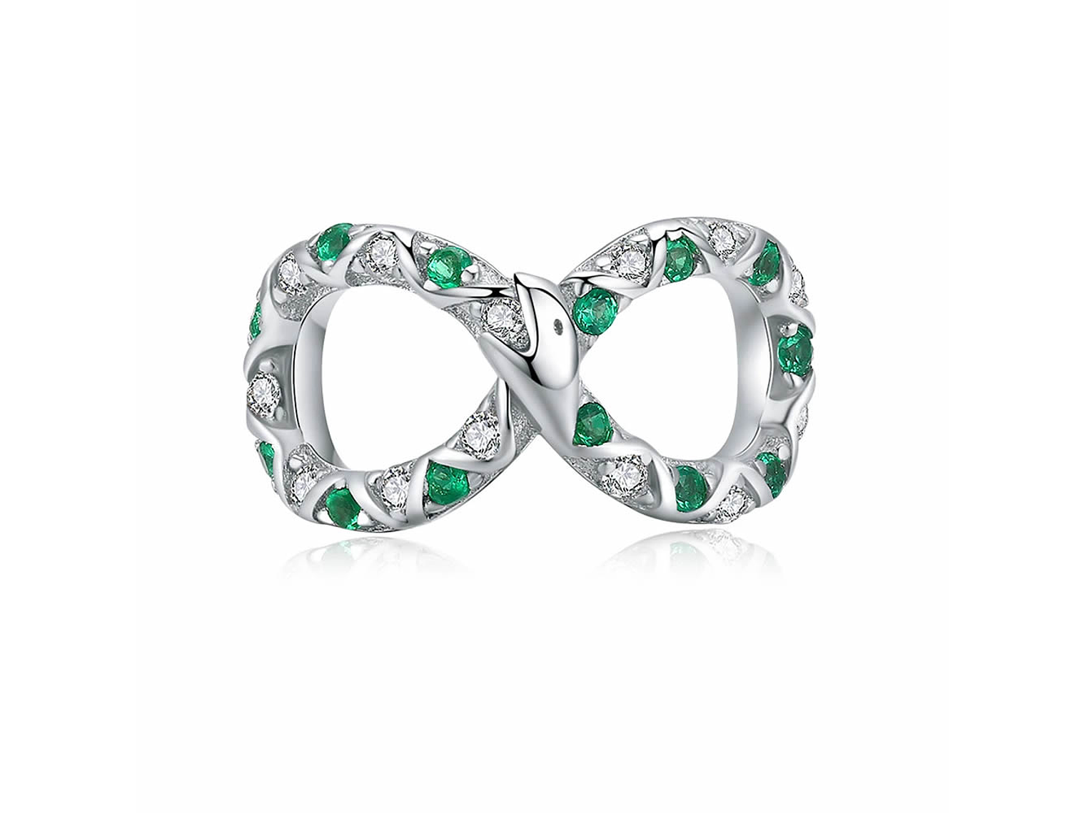 Charm Dije Plata 925 Infinto Serpiente 1