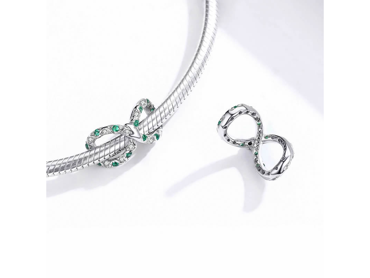 Charm Dije Plata 925 Infinto Serpiente 4