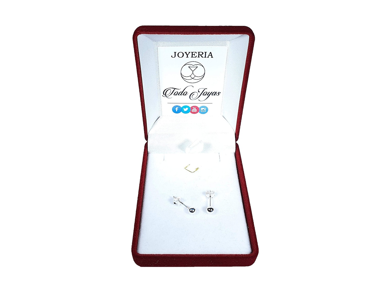 Aros Plata 925 Esferas 4mm 2