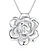 Collar Rosa Plateada
