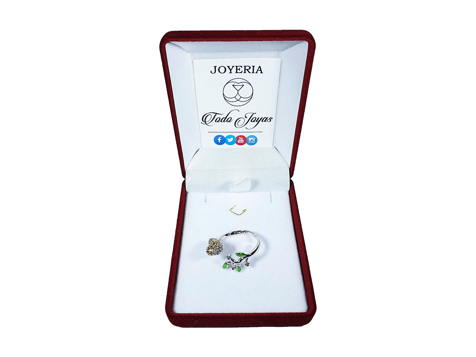 Anillo Pajaro Multicolor Circones Ajustable 2