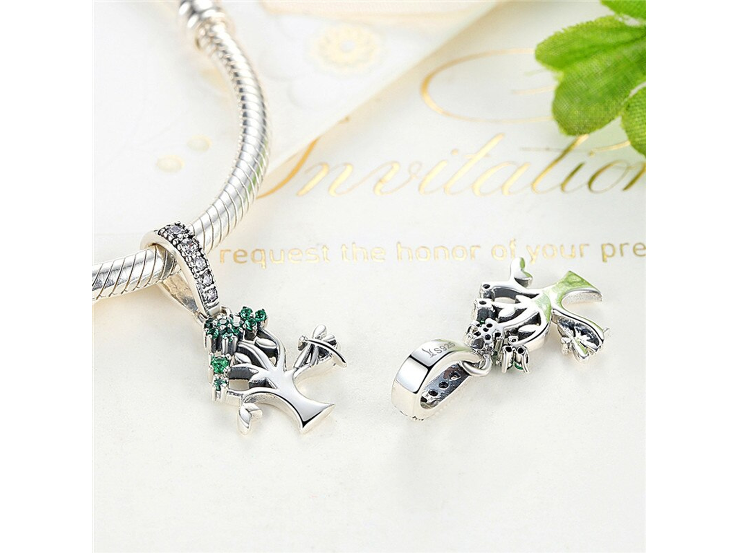 Charm Dije Plata 925 Arbol 690 2