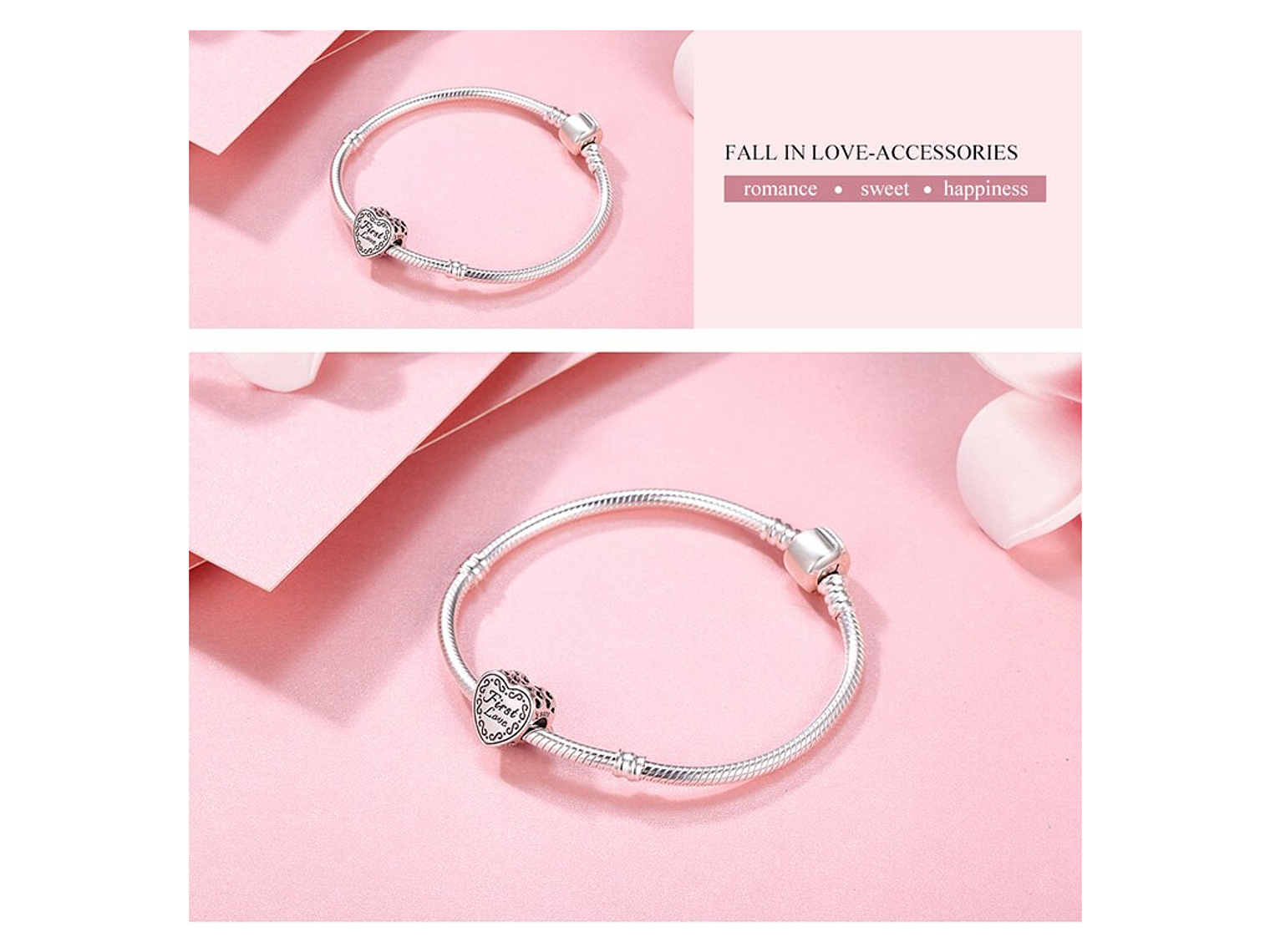 Charm Dije Plata 925 Corazon Rojo Flecha 2