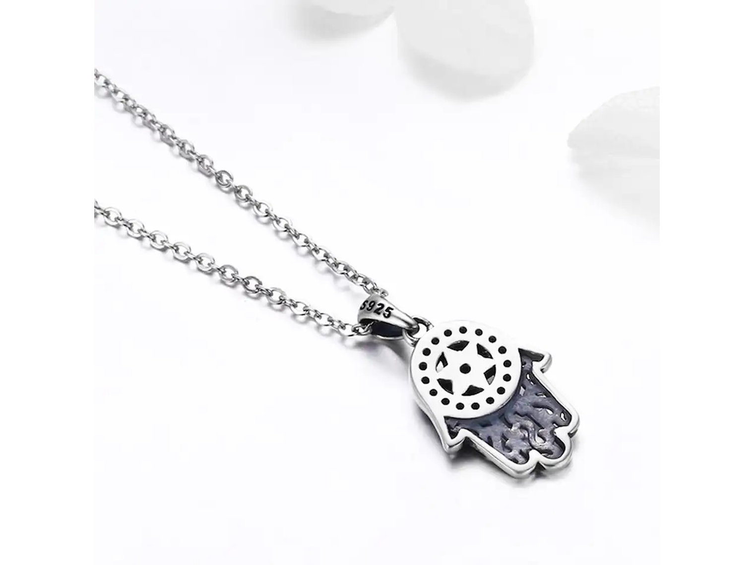 Collar Plata 925 Hamsa Mano de Fatima 4