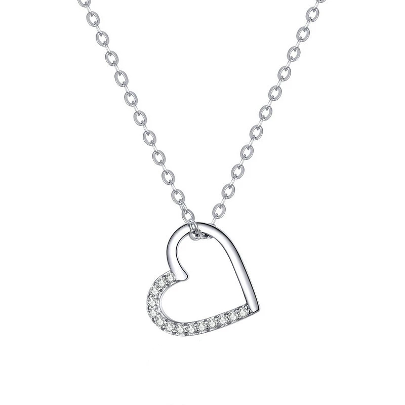 Collar Plata 925 Mini Corazon Circones