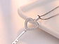 Collar Llave Corazon Circones Plateado - Miniatura 3