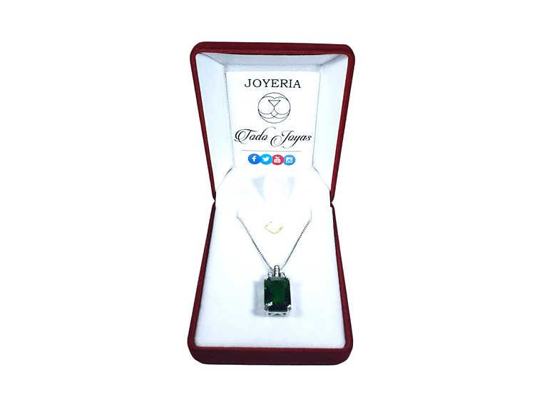 Collar Cristal Verde Circones 2
