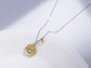 Collar Plata 925 Girasol Amarillo - Miniatura 6