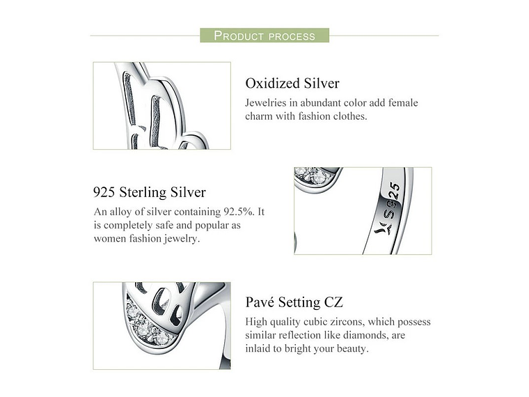 Anillo Plata 925 Alas de Angel 5