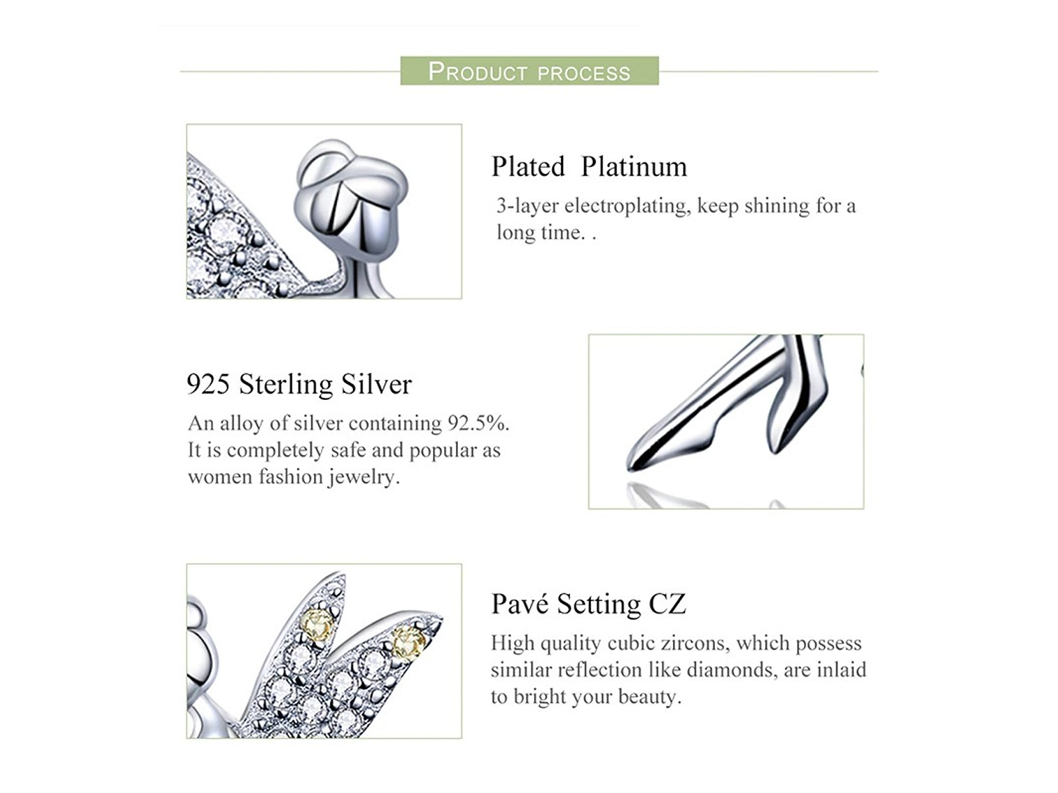 Aros Plata 925 Hadas Plateadas 5