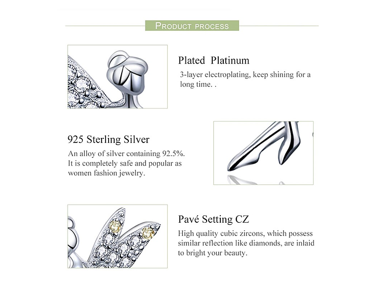 Aros Plata 925 Hadas Plateadas 5