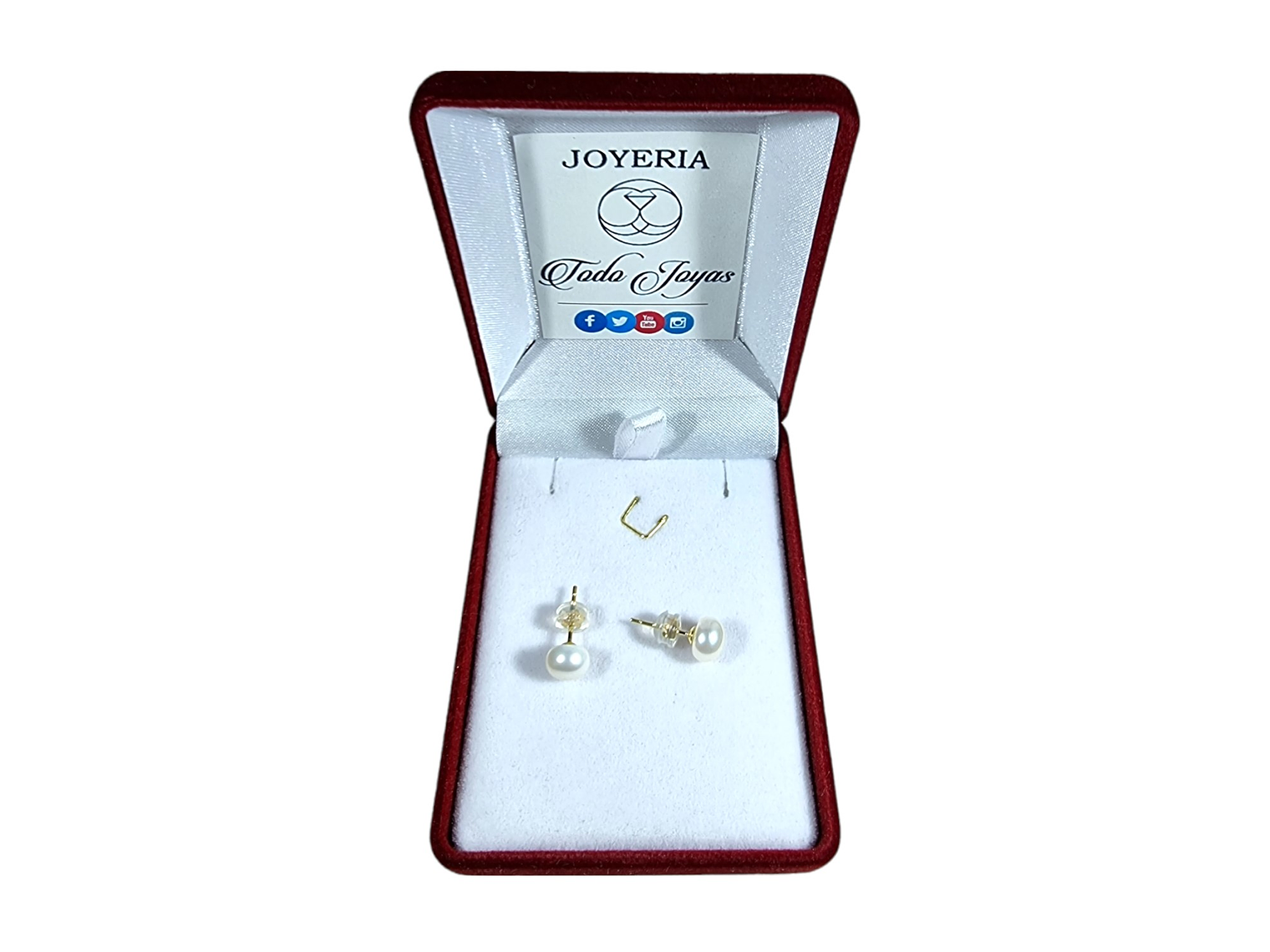 Aros Plata 925 Perla Cultivada 2