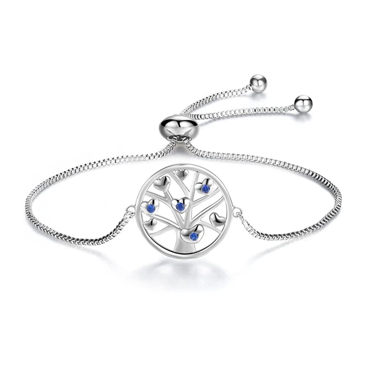 Pulsera Arbol de La vida Circones Plateada