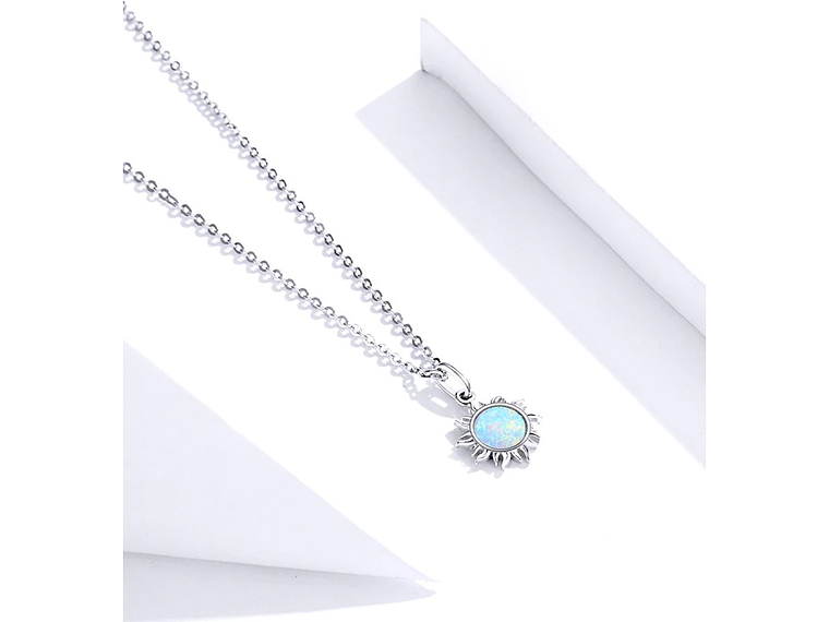 Collar Plata 925 Sol de Opalo 6